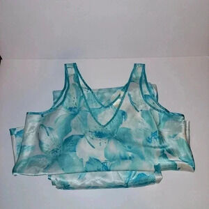 Sophia By Delicates Floral Print Pajama Set Size Large